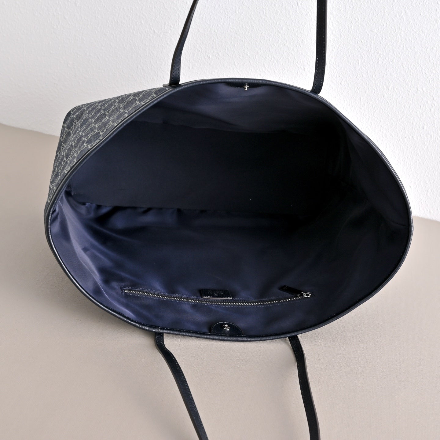 GUCCI Generation Gucci GG Denim Tote Bag Large