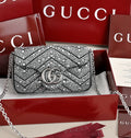 GUCCI GG Marmont Crystal Shoulder Bag
