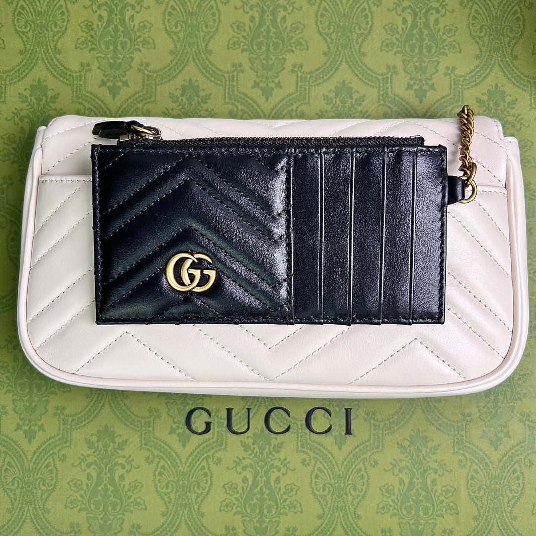 Gucci GG Marmont Mini Chain Wallet Bag