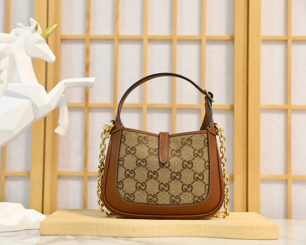 Gucci Jackie 1961 Mini Crystal Shoulder Bag