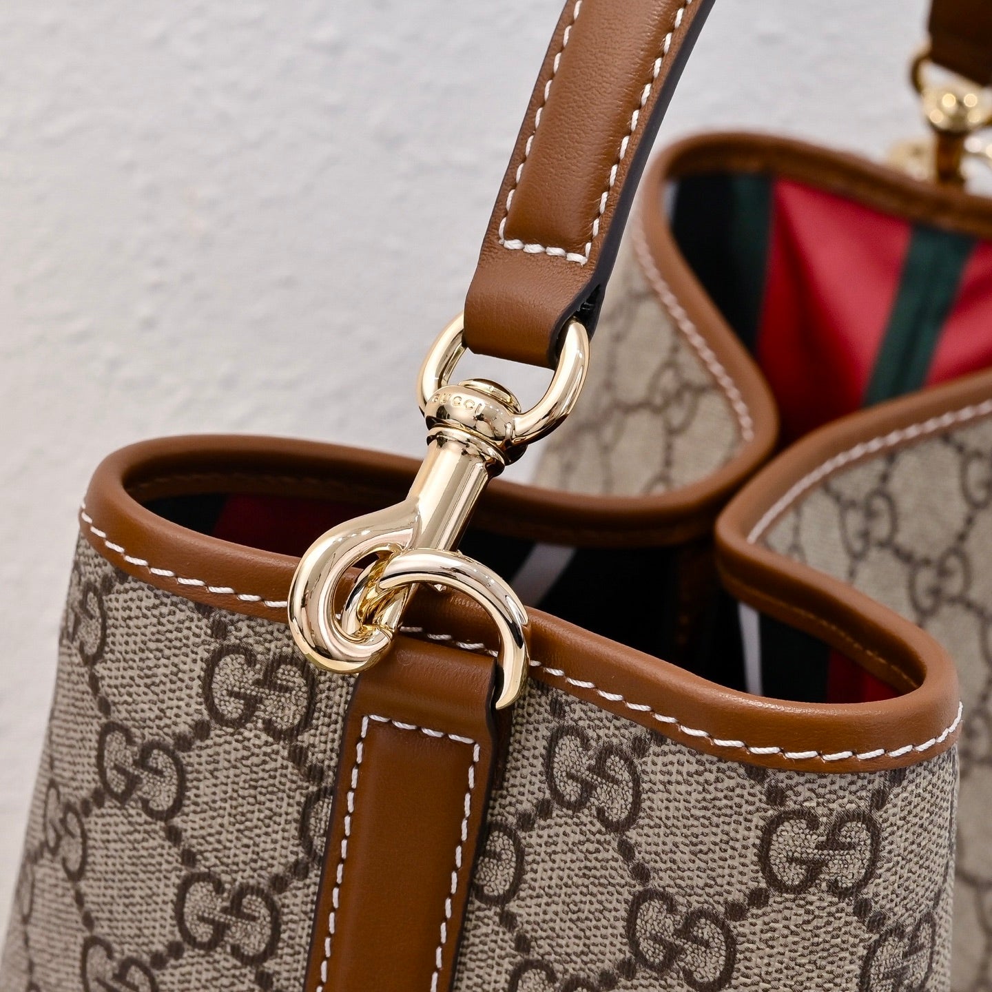 Gucci Emblem Bucket Bag